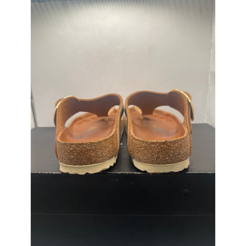 Birkenstock Women's Gizeh Big Buckle Oiled Leather Thong Sandals EUR 37- US 6.5 - Picture 4 of 10